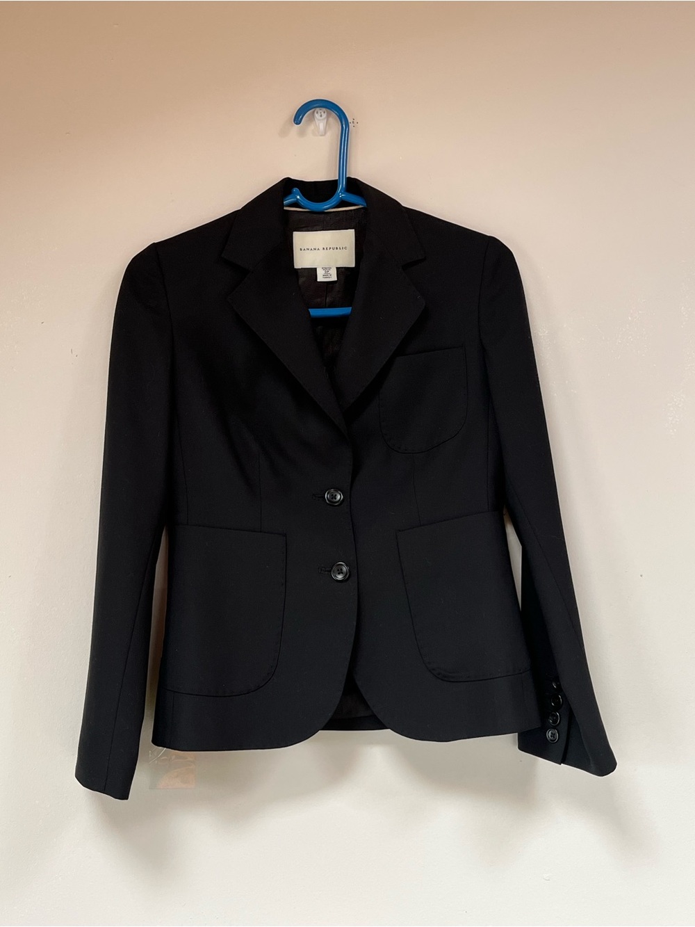 Banana Republic Black Women's Tailored Blazer with skirt - Classic Two-Button